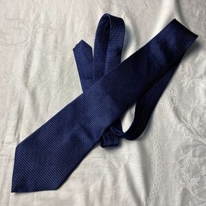Stafford Executive Blue/Black 100% Silk Traditional Tie